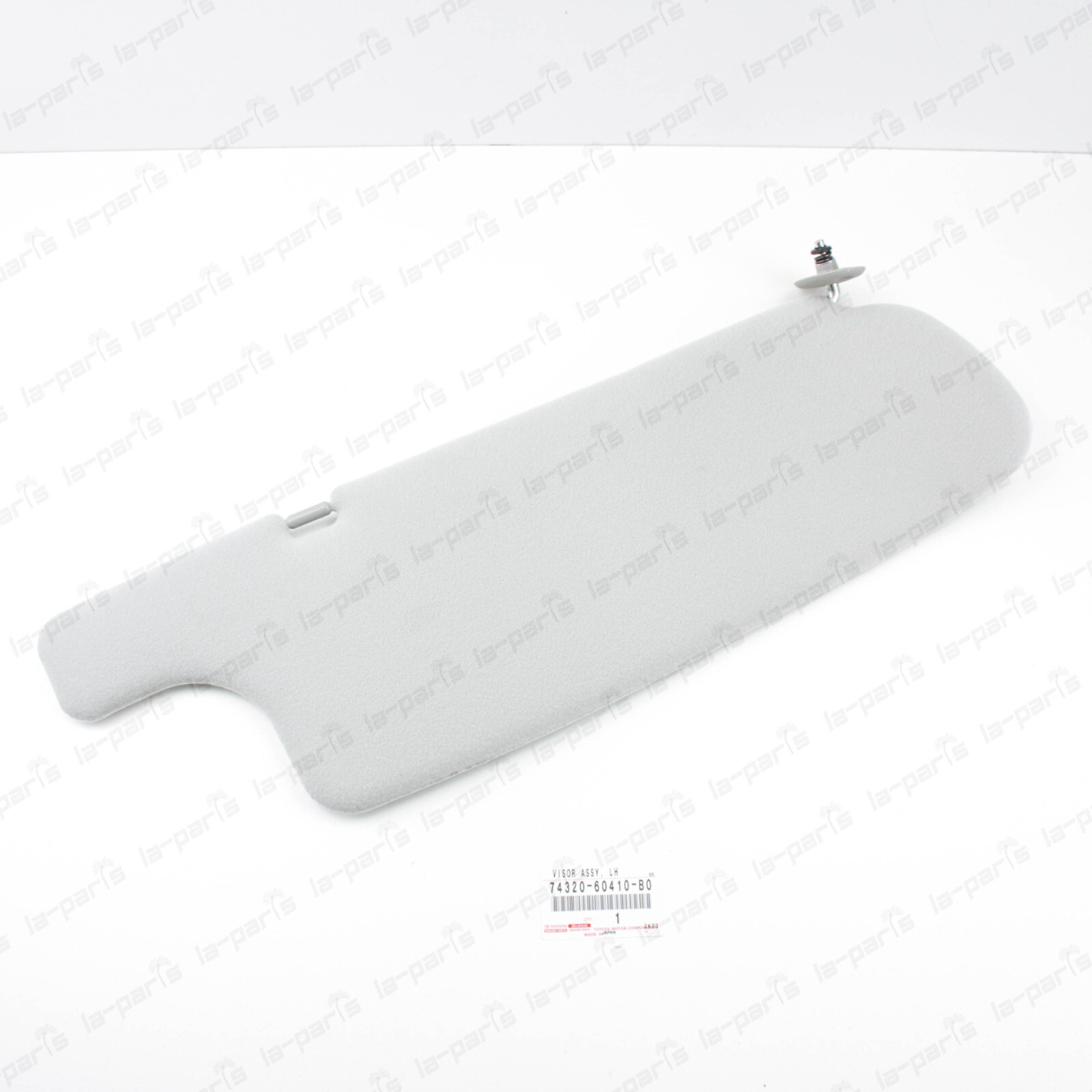Genuine Toyota Land Cruiser 80 LX450 Driver Side Gray Sun Visor 74320-60410-B0