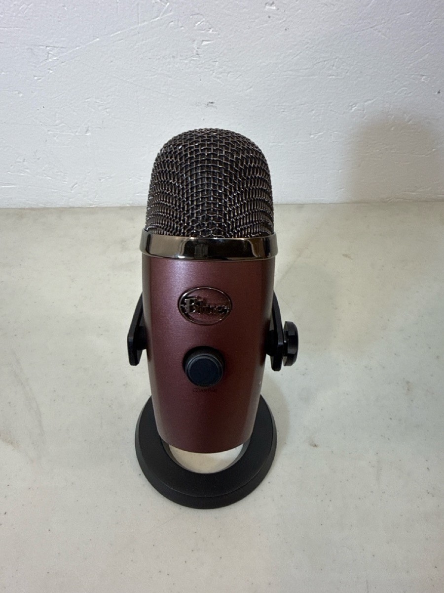 ELECTRONICS OTHER BLUE YETI; USB MICROPHONE MAROON (386597-1)