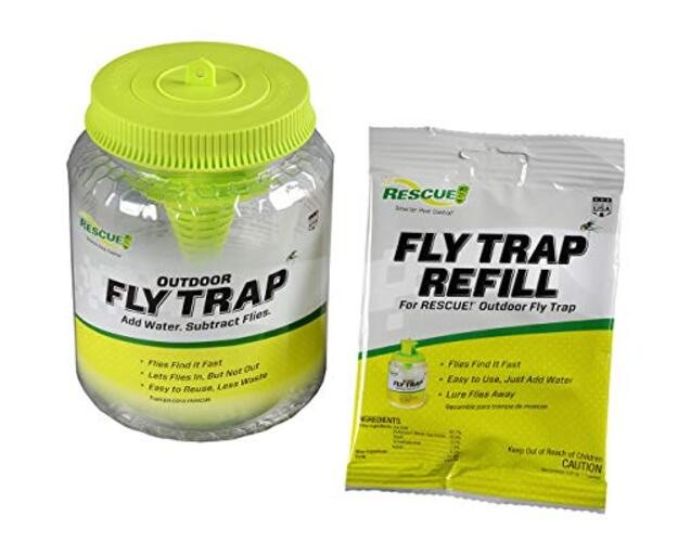 Outdoor Fly Trap - Reusable - 3 Traps