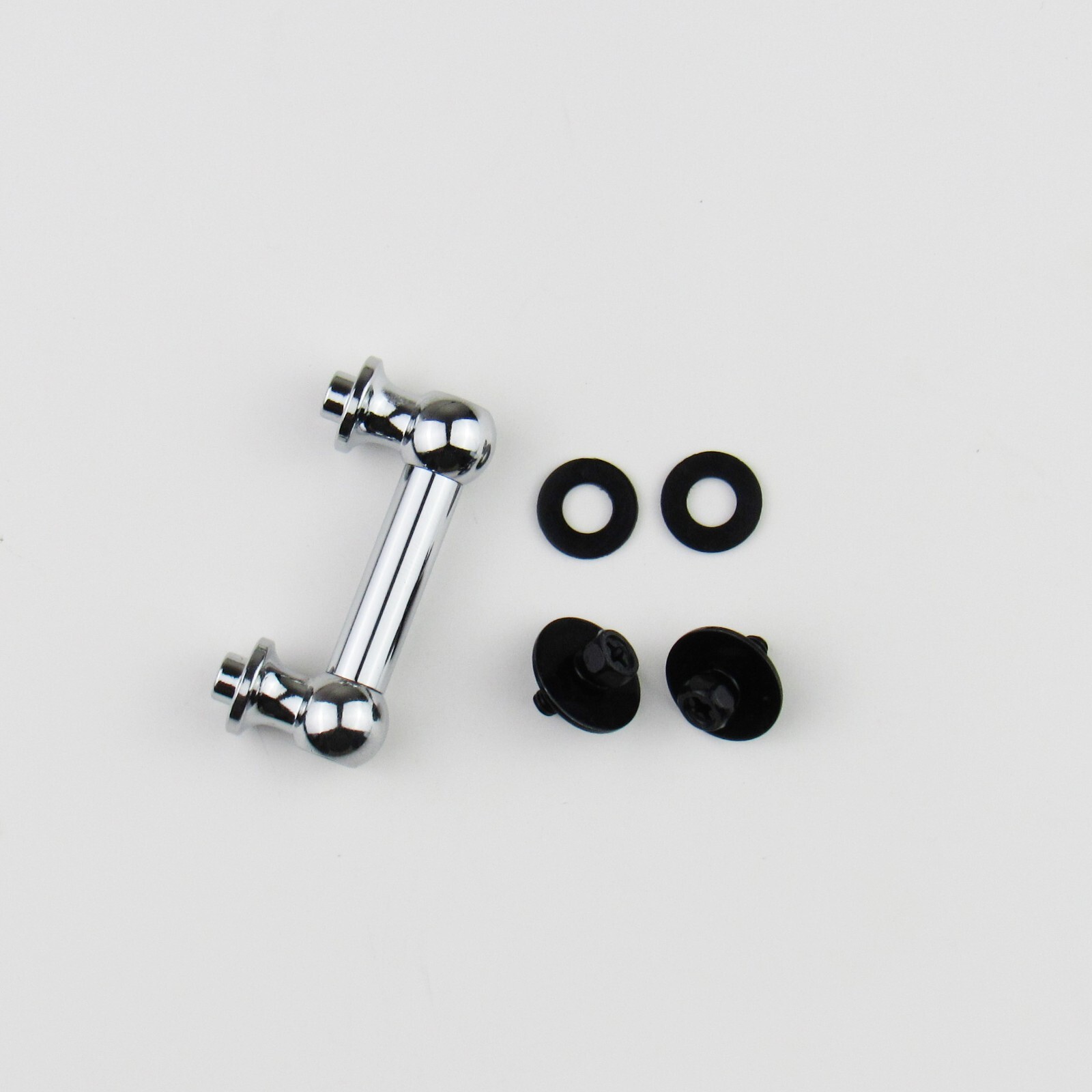 10 PCS Tom Tube Lugs DOUBLE End Hole Spacing 38mm Chrome with Gaskets & Screws
