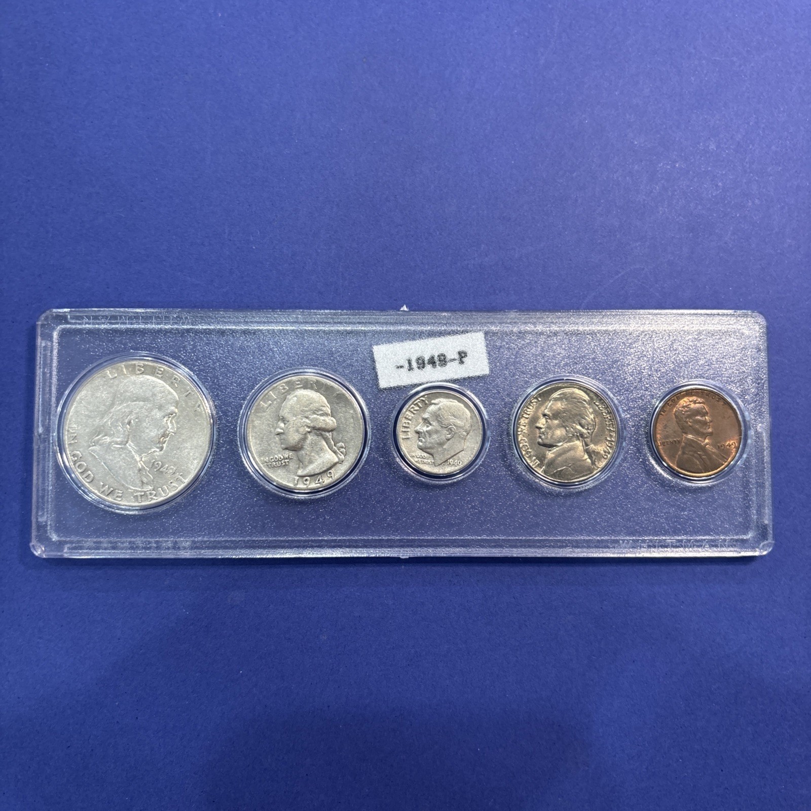 1949-P Affordable Mint US 90% Silver Set Nice Quality Coins Investment & Gift A+