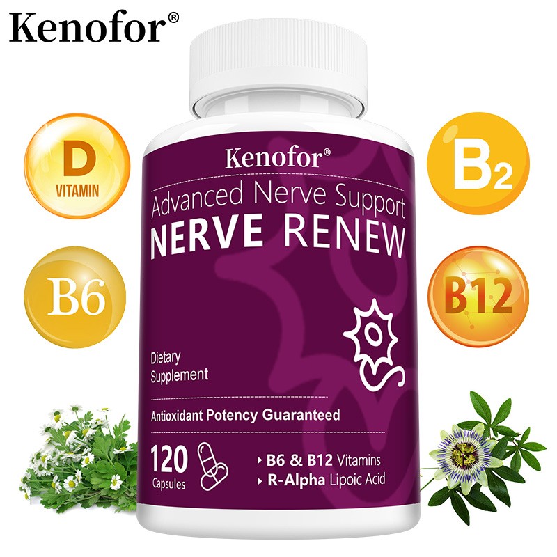 Advanced Nerve Support Brain Nervous Health Benfotiamine 600mg 120 Capsules