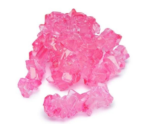 Pink Cherry Rock Candy Crystals on Strings 1 lb by nuts n more