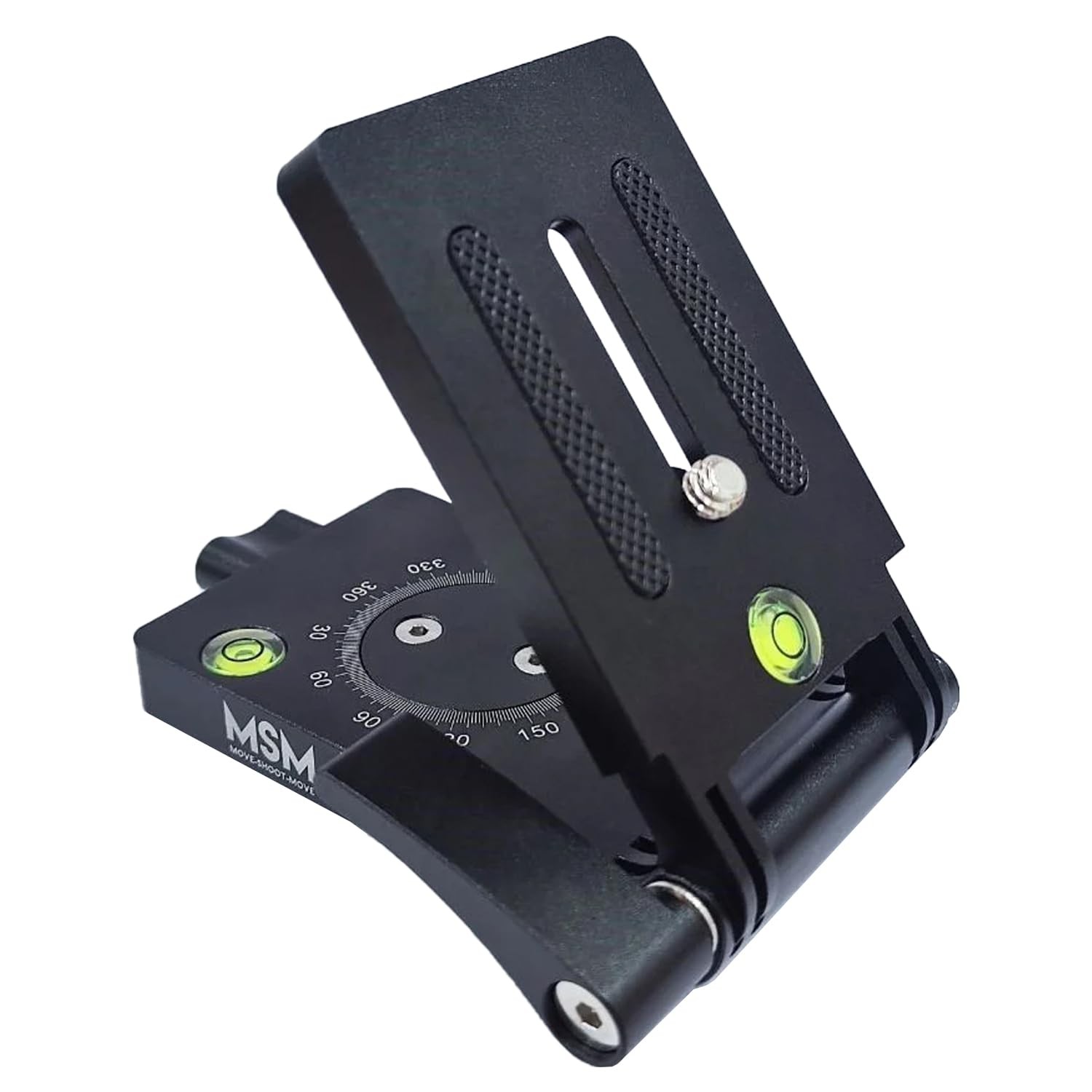 V Pan Tilt Platform 360 Panning 270 Tilting Knob Lock 4KG Load Camera Mount