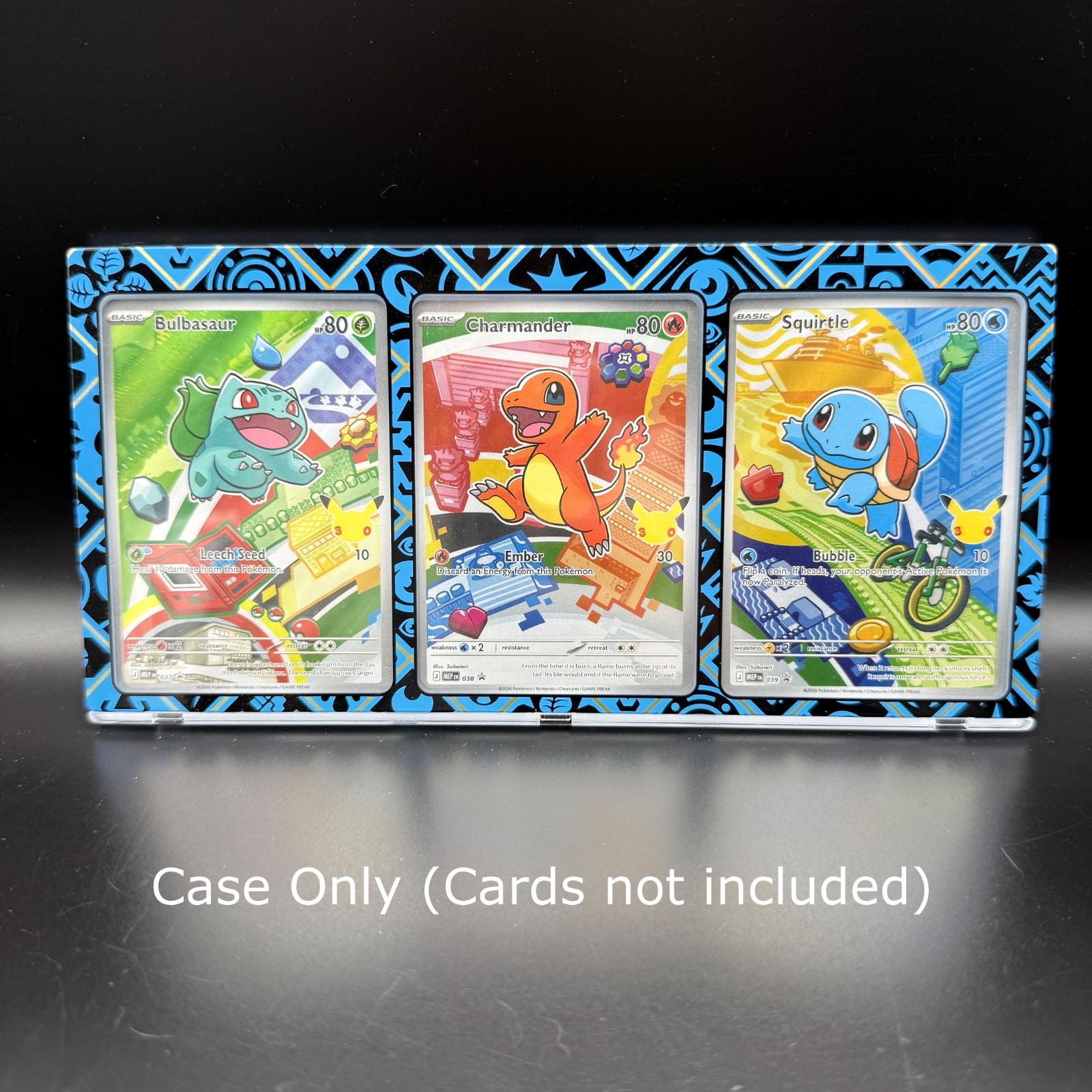 Pokemon One Touch 3 Card Case Illustration Series TCG Display - CHOOSE COLOR