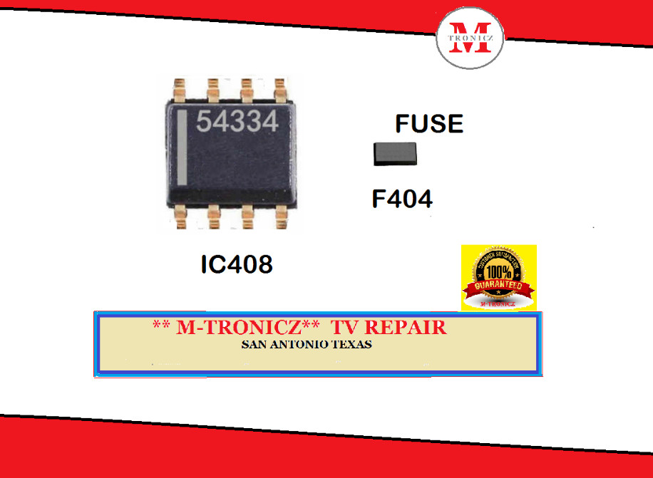 REPAIR KIT FOR SONY  XBR-65X930D   DPS BOARD  IC408  CHIP  + F404 FUSE