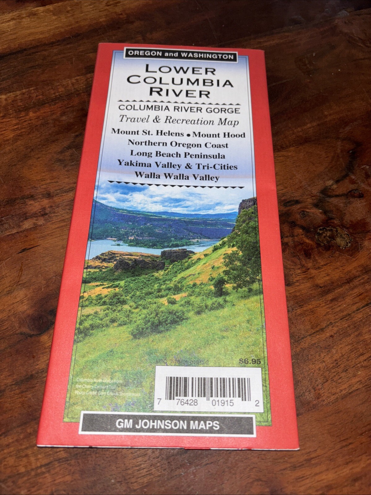 Lower Columbia River, Southern Washington, Northern Oregon, Regional Map by GMJ