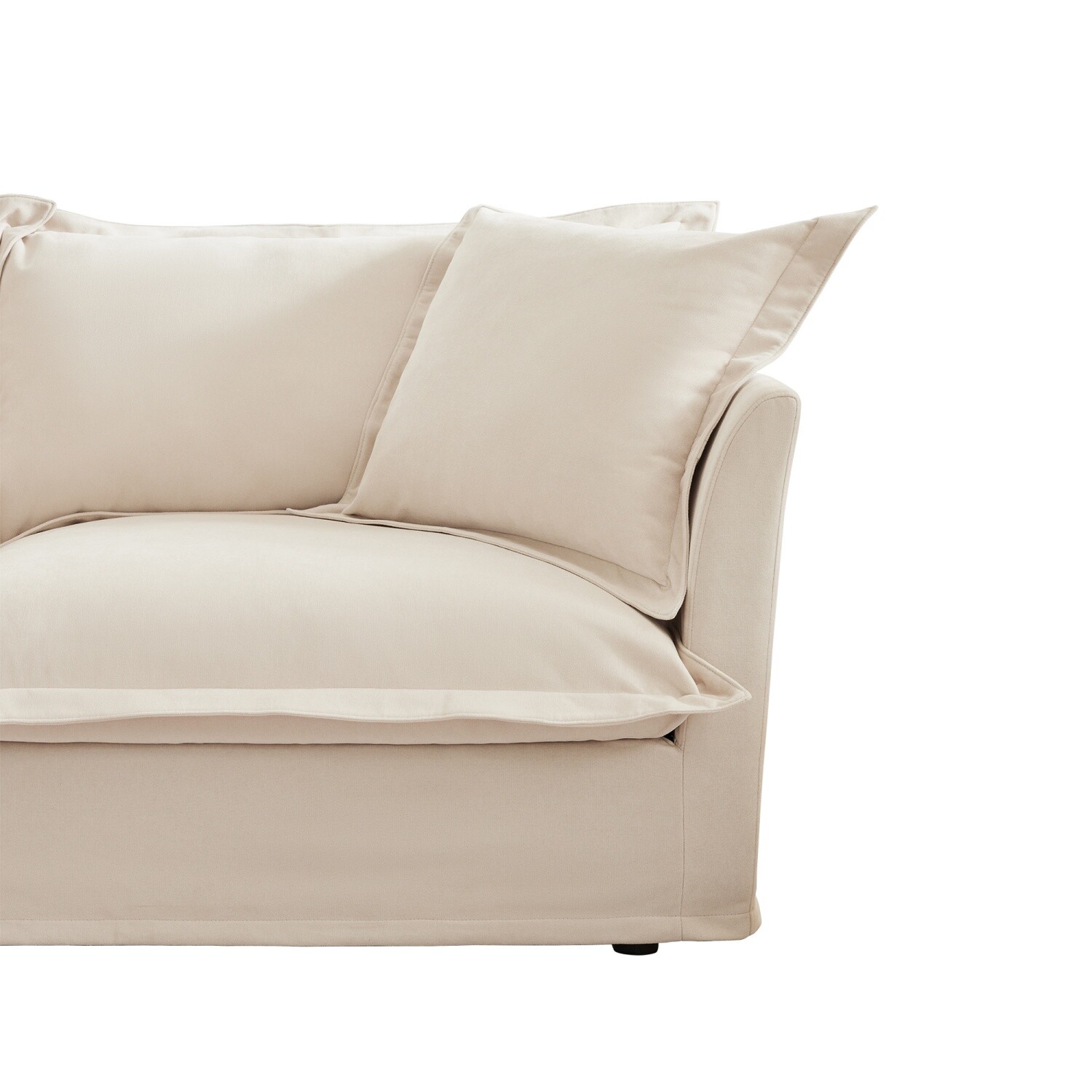 83.4'' Modern Loveseat Sofa 2-Seater Chenille Upholstered Sofa Living Room Sofa