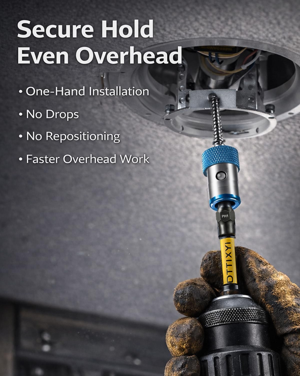 6PCS Screwdriver Head Magnetic Ring Set for Drill & Impact Driver, Power Mag ...