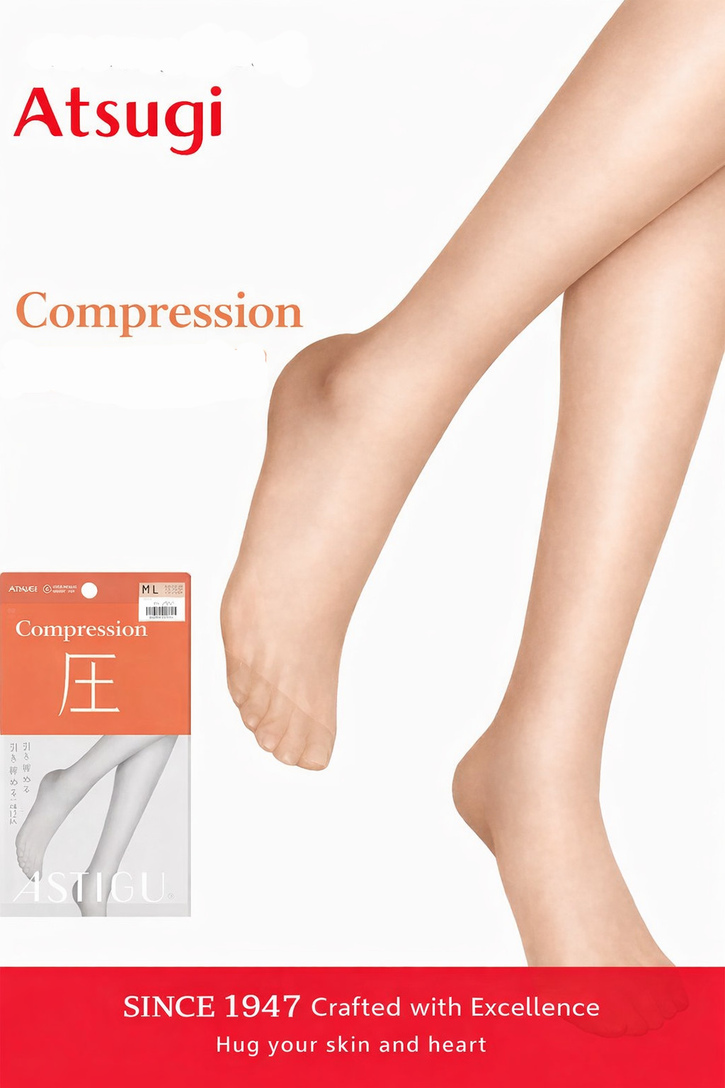 Women’s Graduated Compression Pantyhose Sheer Support Tights