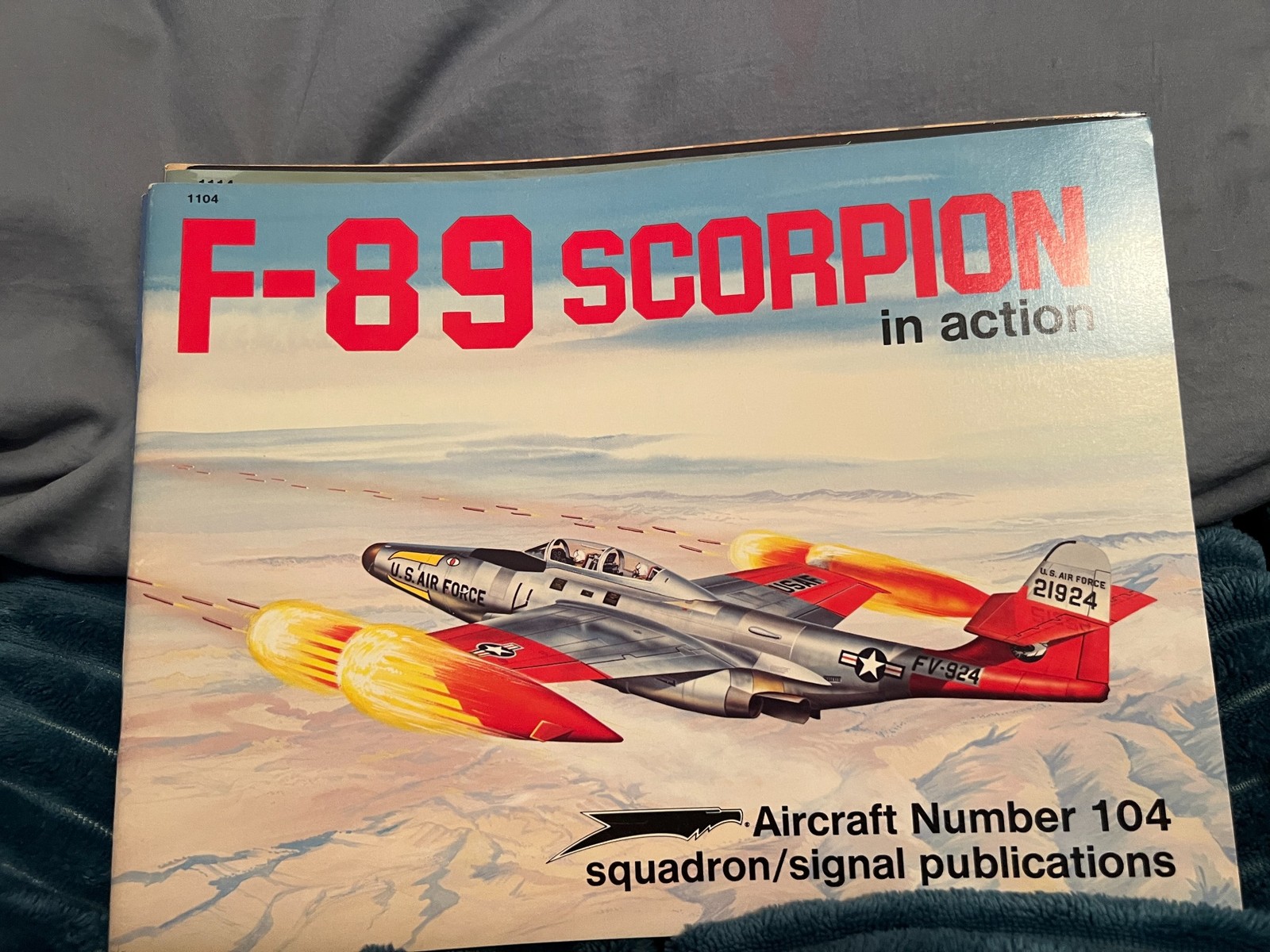 1990 F-89 Scorpion In Action Book Publication Aircraft #104