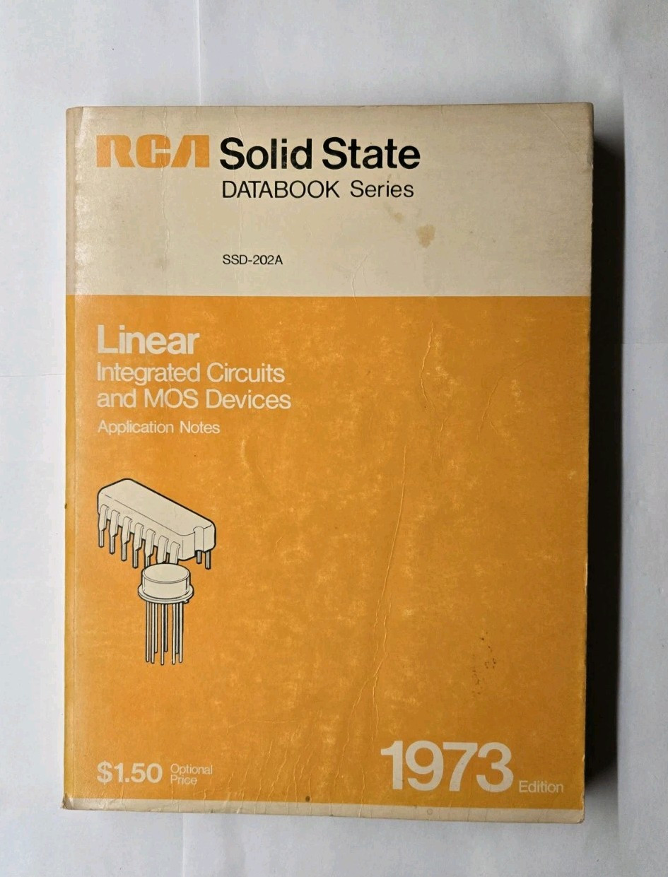 RCA Solid State Linear Integrated Circuits and MOS Devices 1973 Paperback