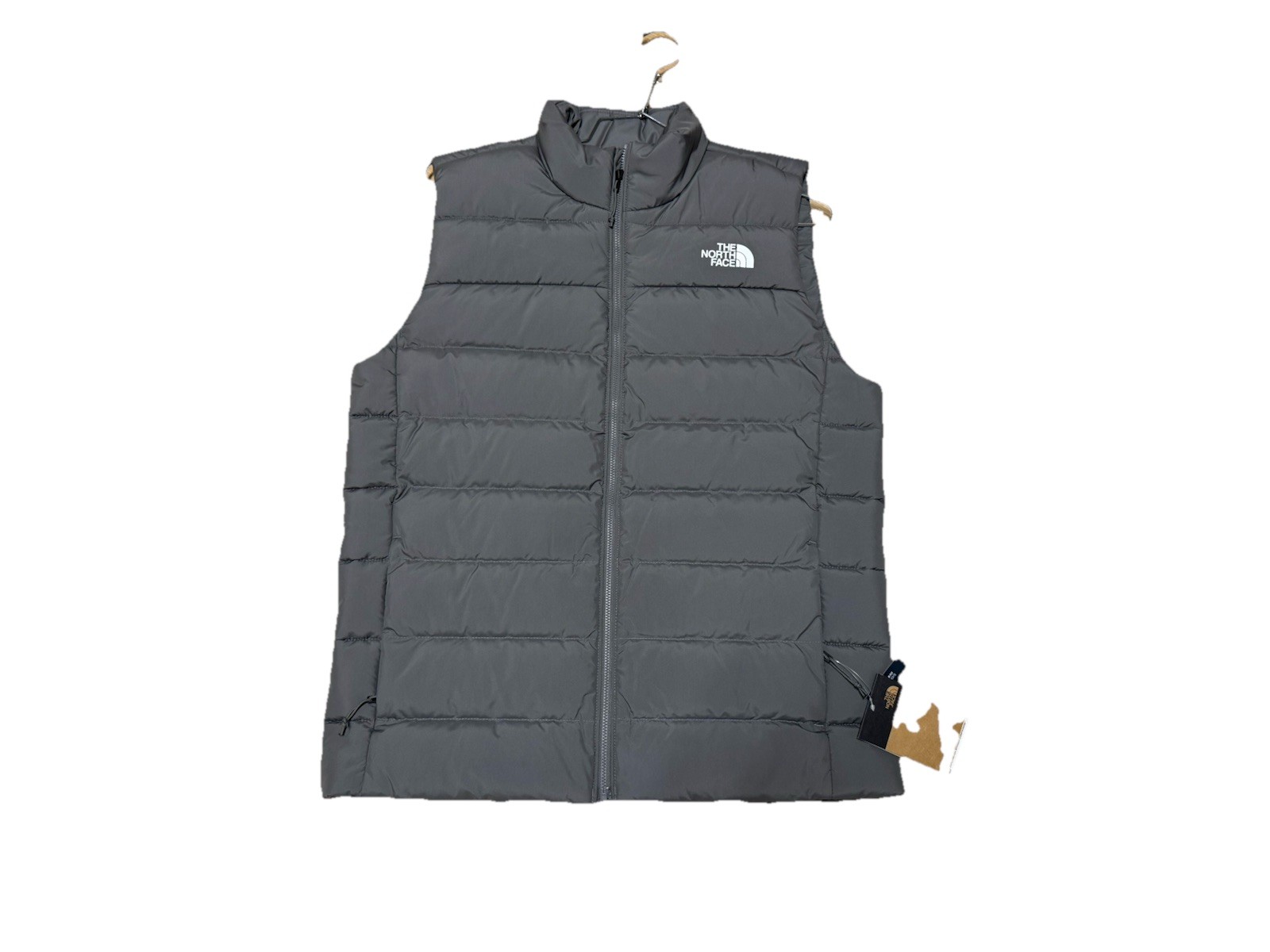 NWT The North Face Aconcagua 3 Men's Size Medium Smoked Pearl Puffer Vest