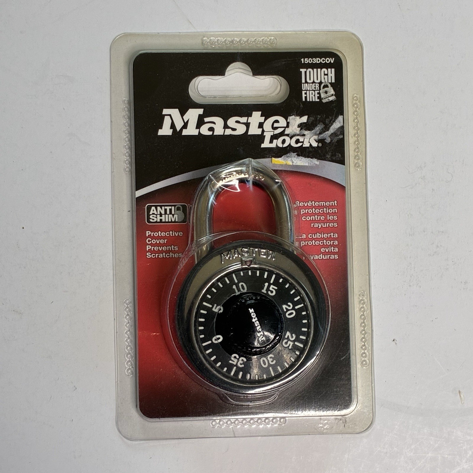 Master Lock Combination Padlock Black 1530DCOV Security Bike Locker NEW SEALED