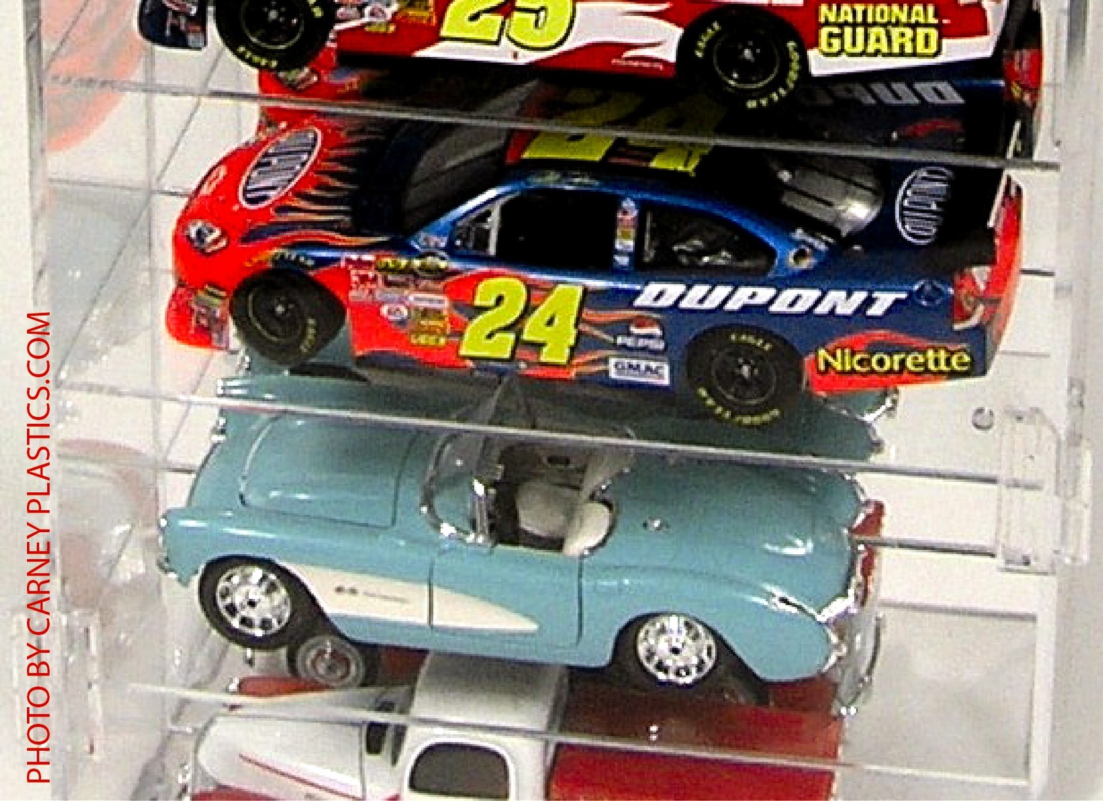 NASCAR Die cast 10 Car 1:24 Vertical - fits RCCA - Display Case
