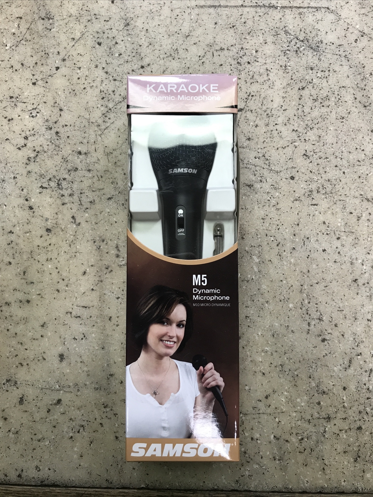 Open Box - Samson Karaoke Dynamic Microphone M5 - Cool Find! Fast Shipping!