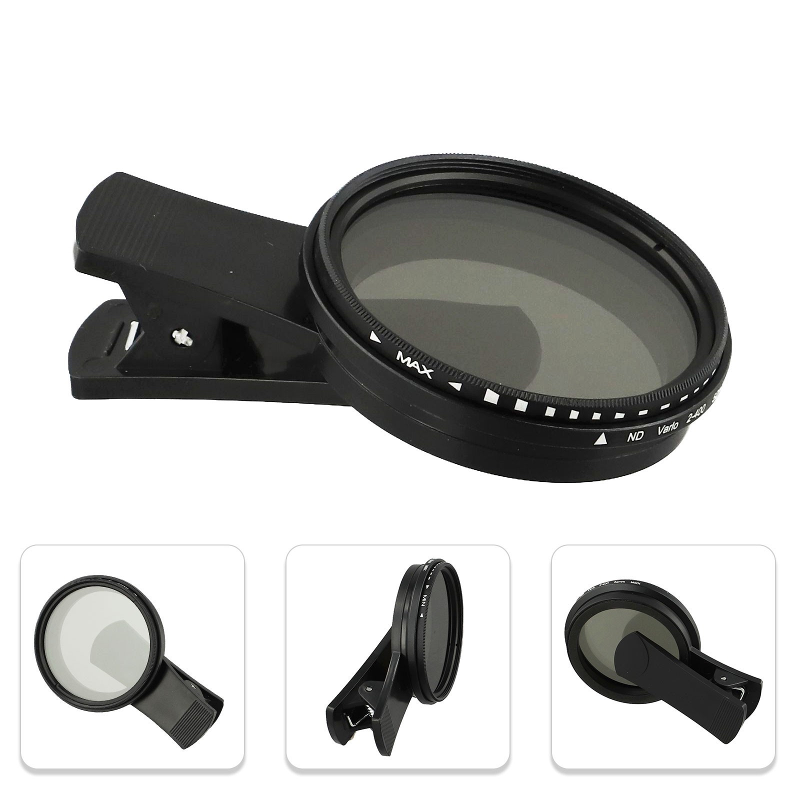 Portable 52mm Polarizing Filter Holder Designed for iPhone For Android Users