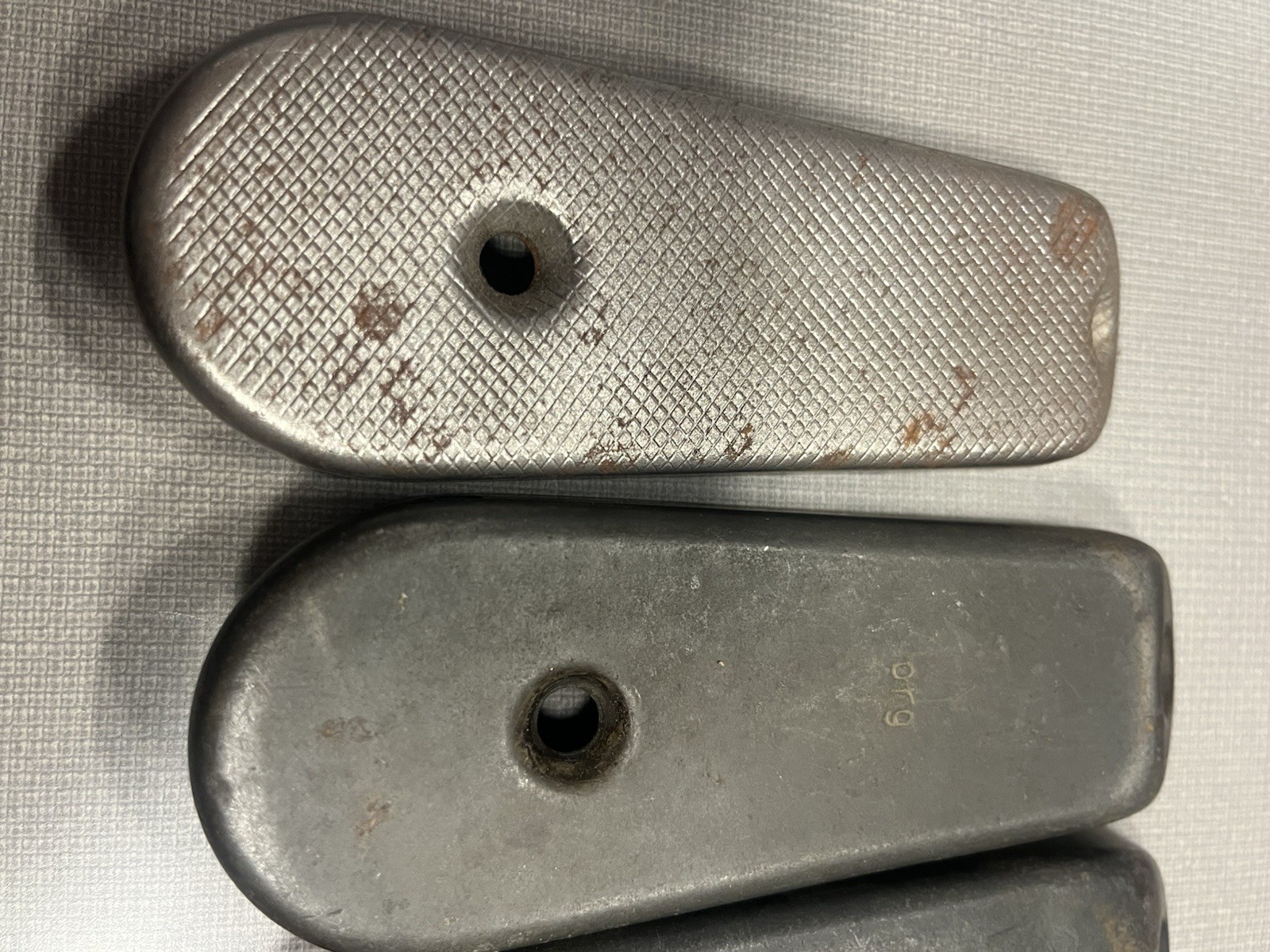 4x Original WW2 German K98k K98 Gew98 Stock Butt Plate & Screws Parts Lot