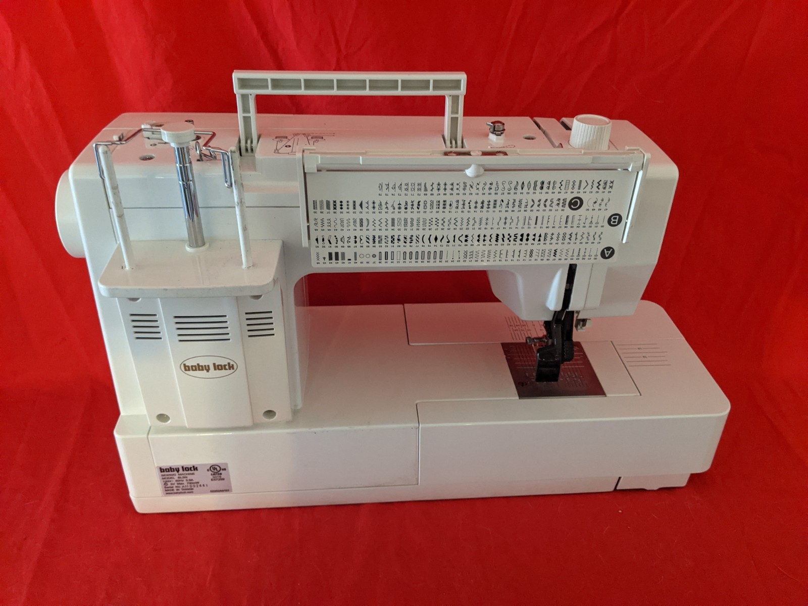 Babylock Serenade Sewing Machine Model: BLSN