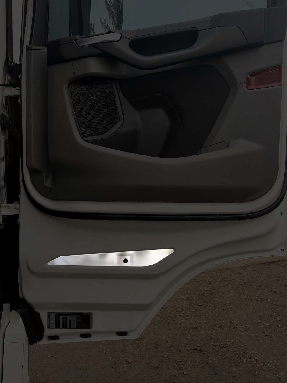 Interior Door Strips Stainless Steel decors for Scania R S 2017+ NextGen Trucks