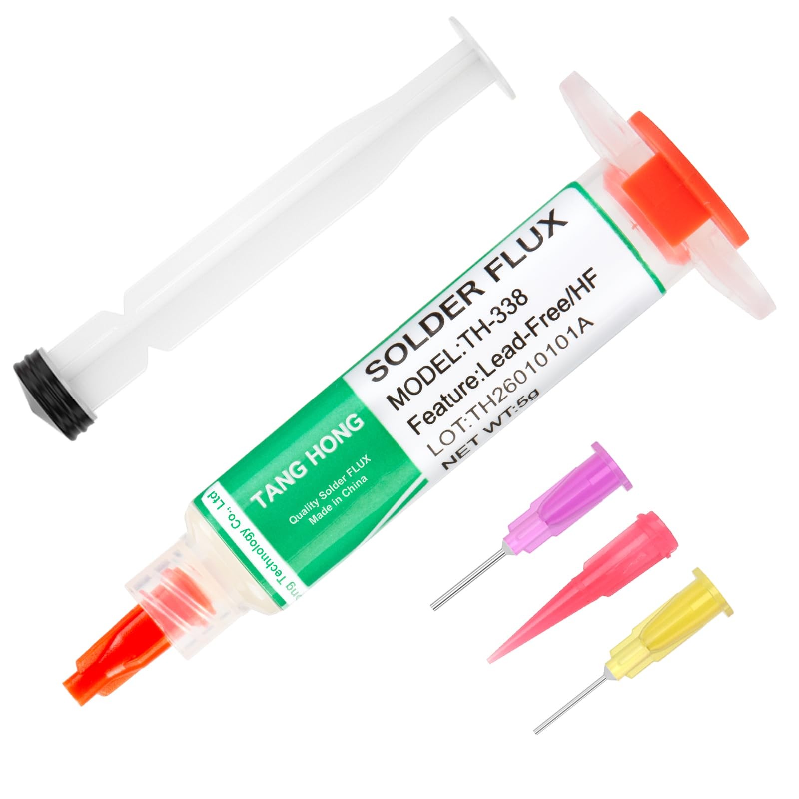 TANG HONG TH-338 No Clean Soldering Flux Paste(5CC), Solder For...