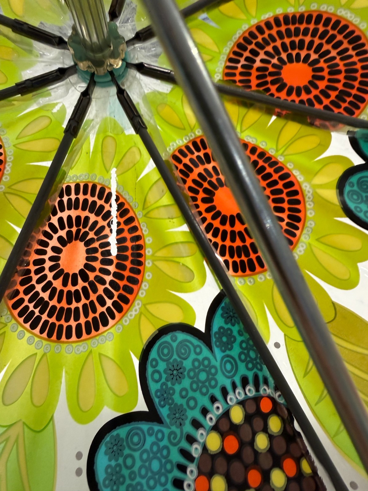 VERA BRADLEY FLOWER SHOWER BUBBLE UMBRELLA