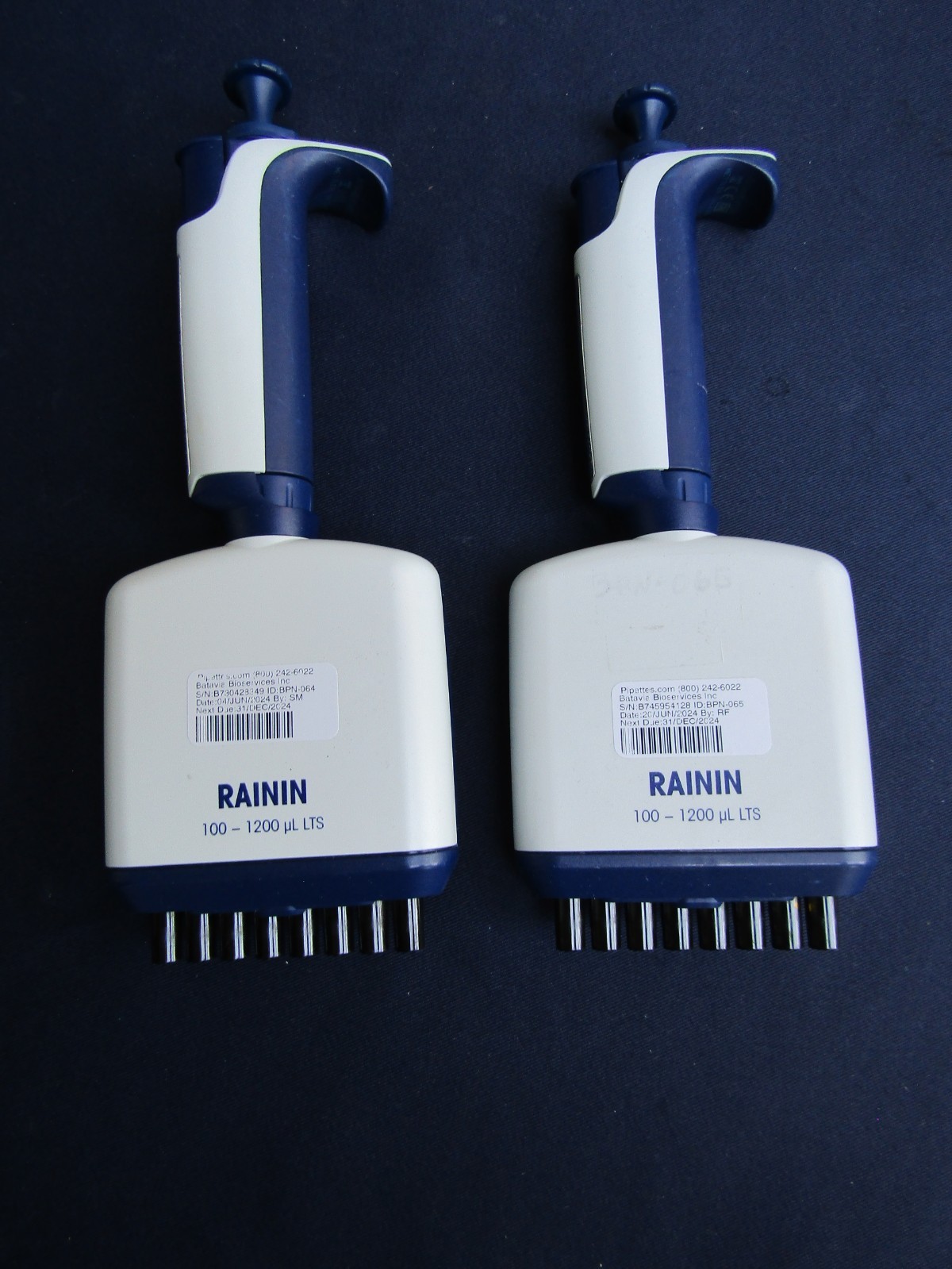 Rainin Pipet-Lite XLS 8-Channel Manual Pipette 100-1200µL LTS GUARANTEED