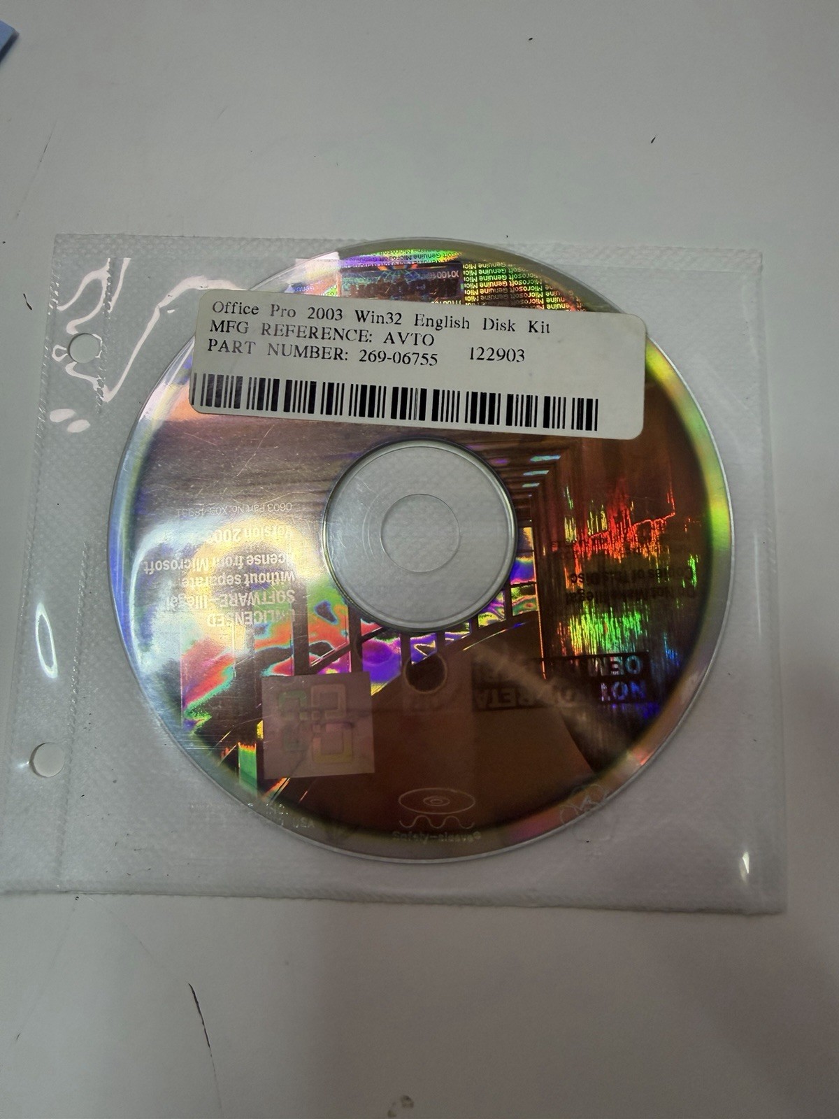 Microsoft Office Professional 2003 Win32 Disk Kit – CD + Product Key