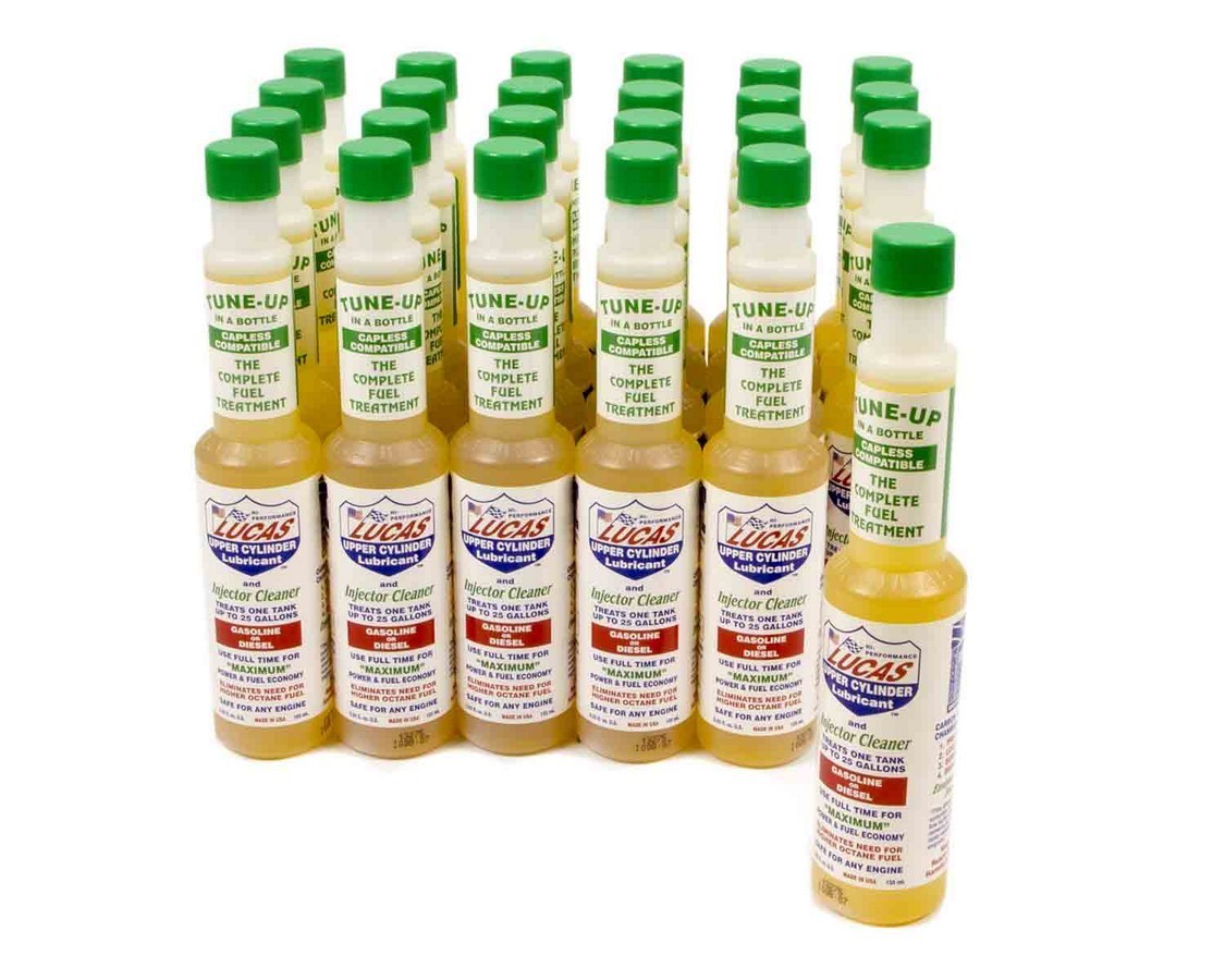 Lucas Fuel Additive - Upper Cylinder Lube - 5.25 oz - Diesel / Gas - Set of 24