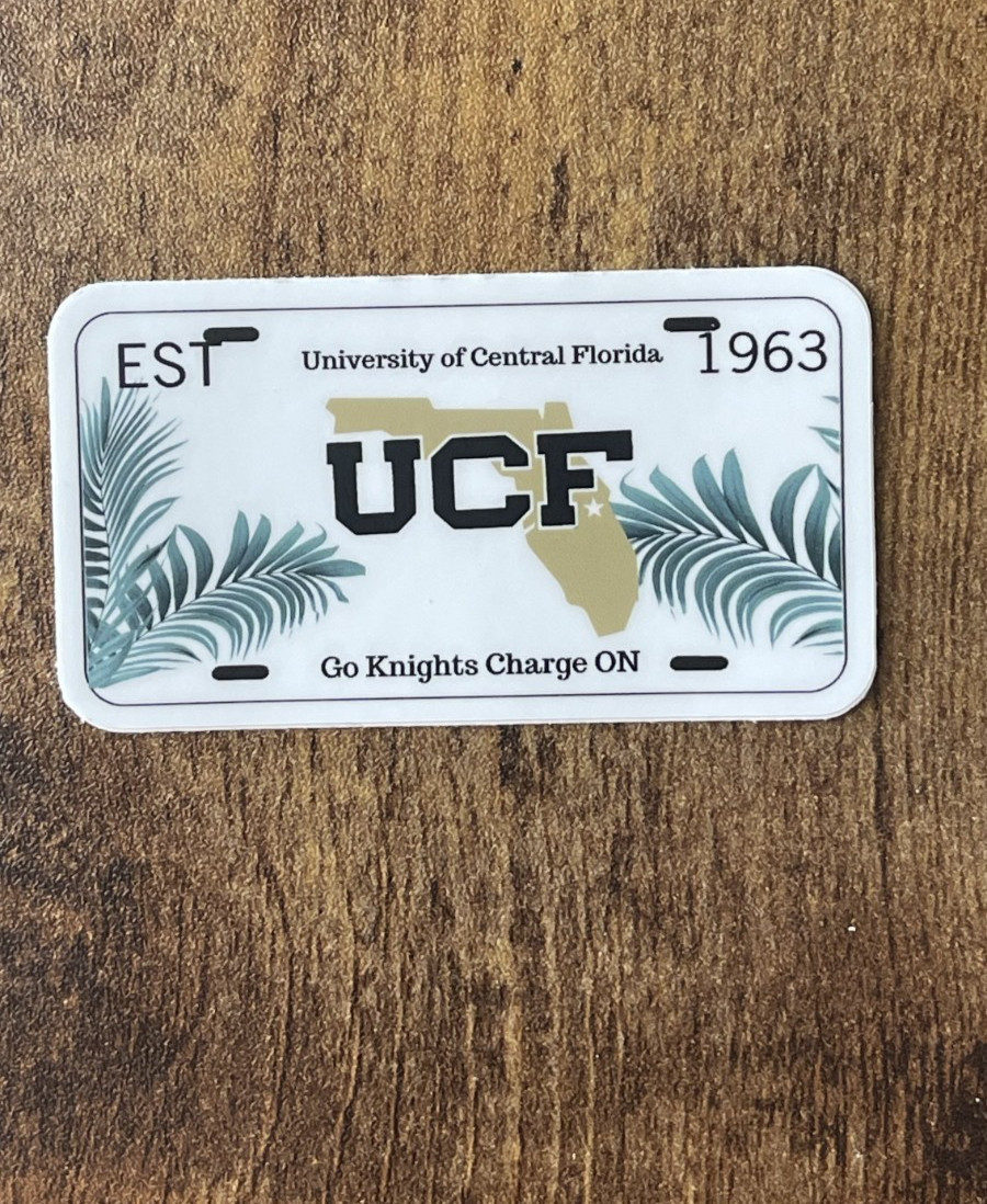 UCF Tailgate Sticker Vintage University of Central Florida sticker