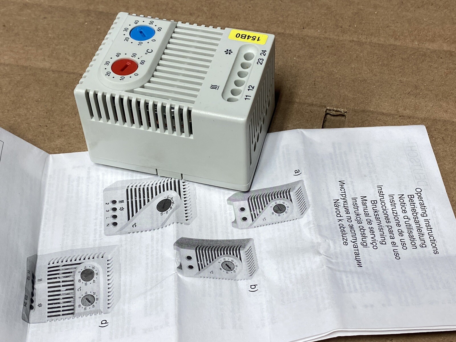 NEW Eldon Dual Thermostat Module ETR203  01172.0-00  0-60C  FAST SHIPPING