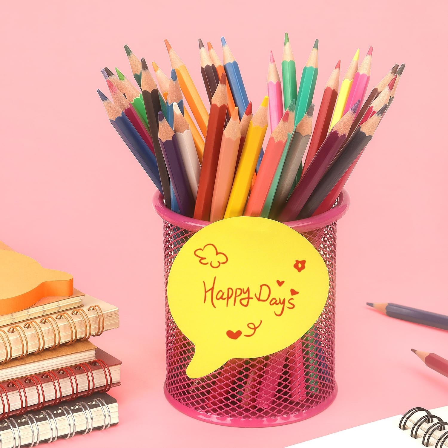 SIMONA Bubble Shape Sticky Notes 8 Color Bright Colorful Sticky Pad 75 Sheets...