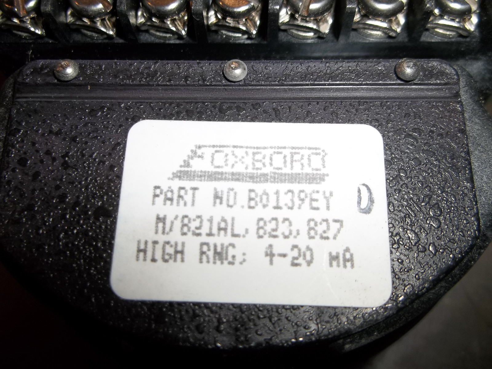 FOXBORO B0139EY PRESSURE TRANSMITTER MODULE HIGH RANGE 4-20MA (DD2)