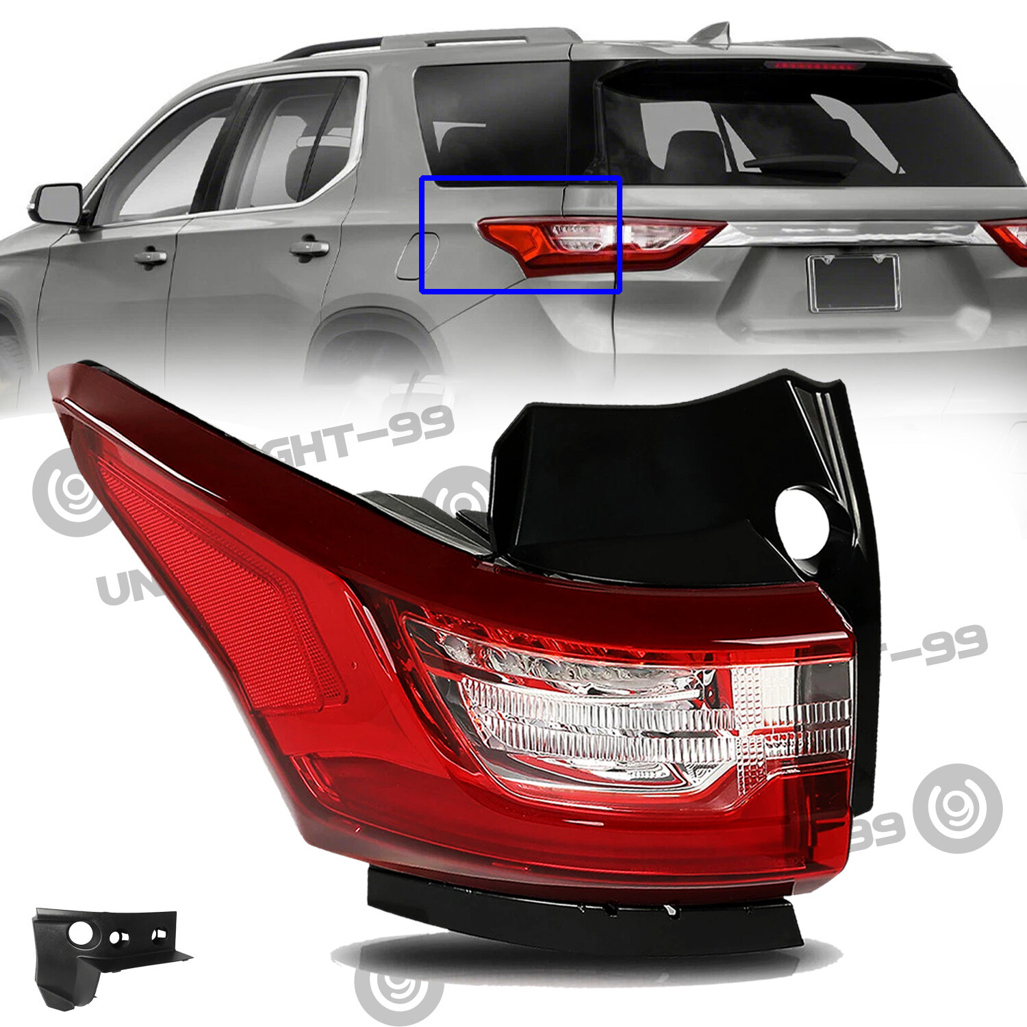 LED Tail Light For 2018-2020 Chevy Traverse Brake Lamp Left Driver Side