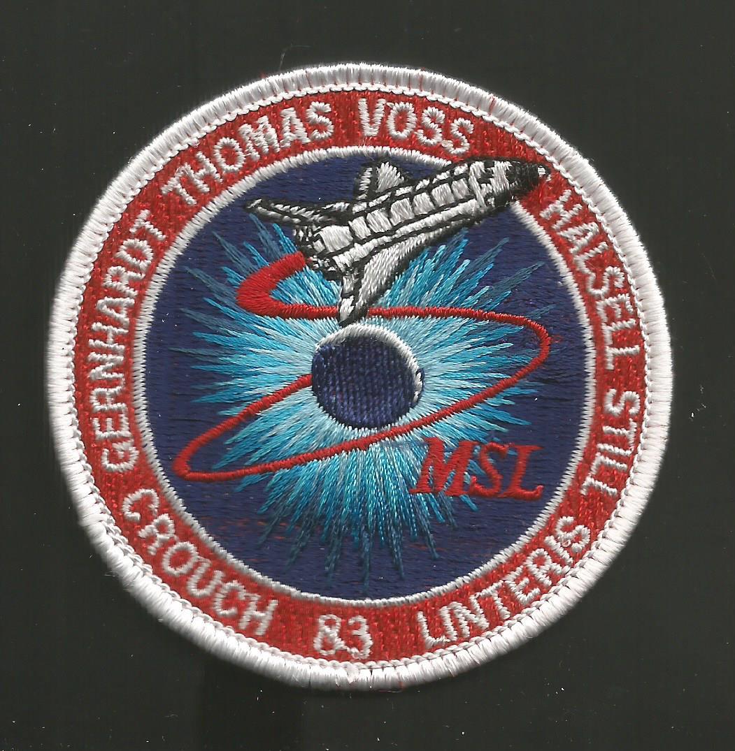 SHUTTLE COLUMBIA STS-83 NASA SPACE  PATCH 3  INCHES