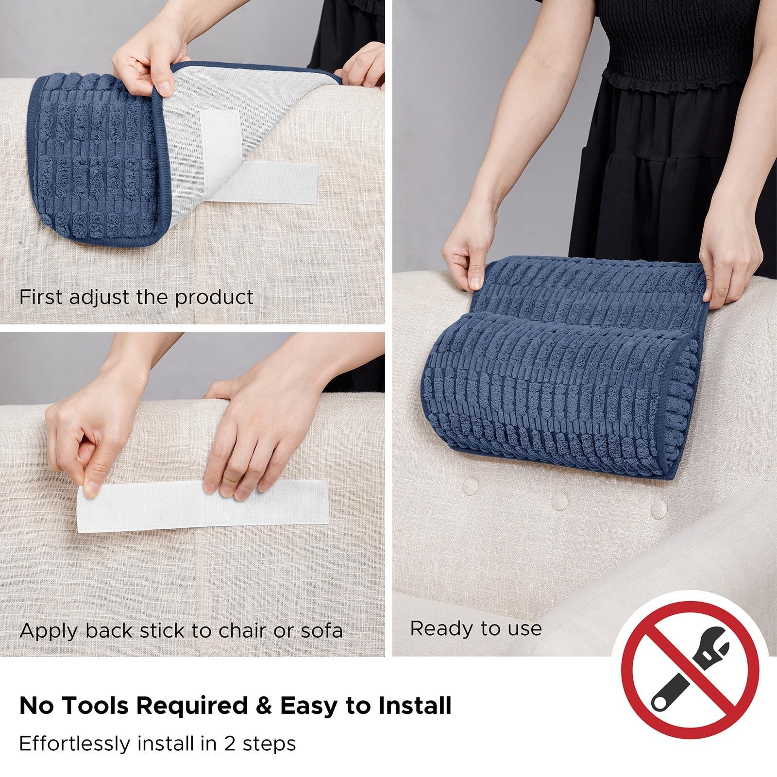 WdFour Headrest, Neckroll Pillow, Support Cushions for Neck, Back or Foot for...