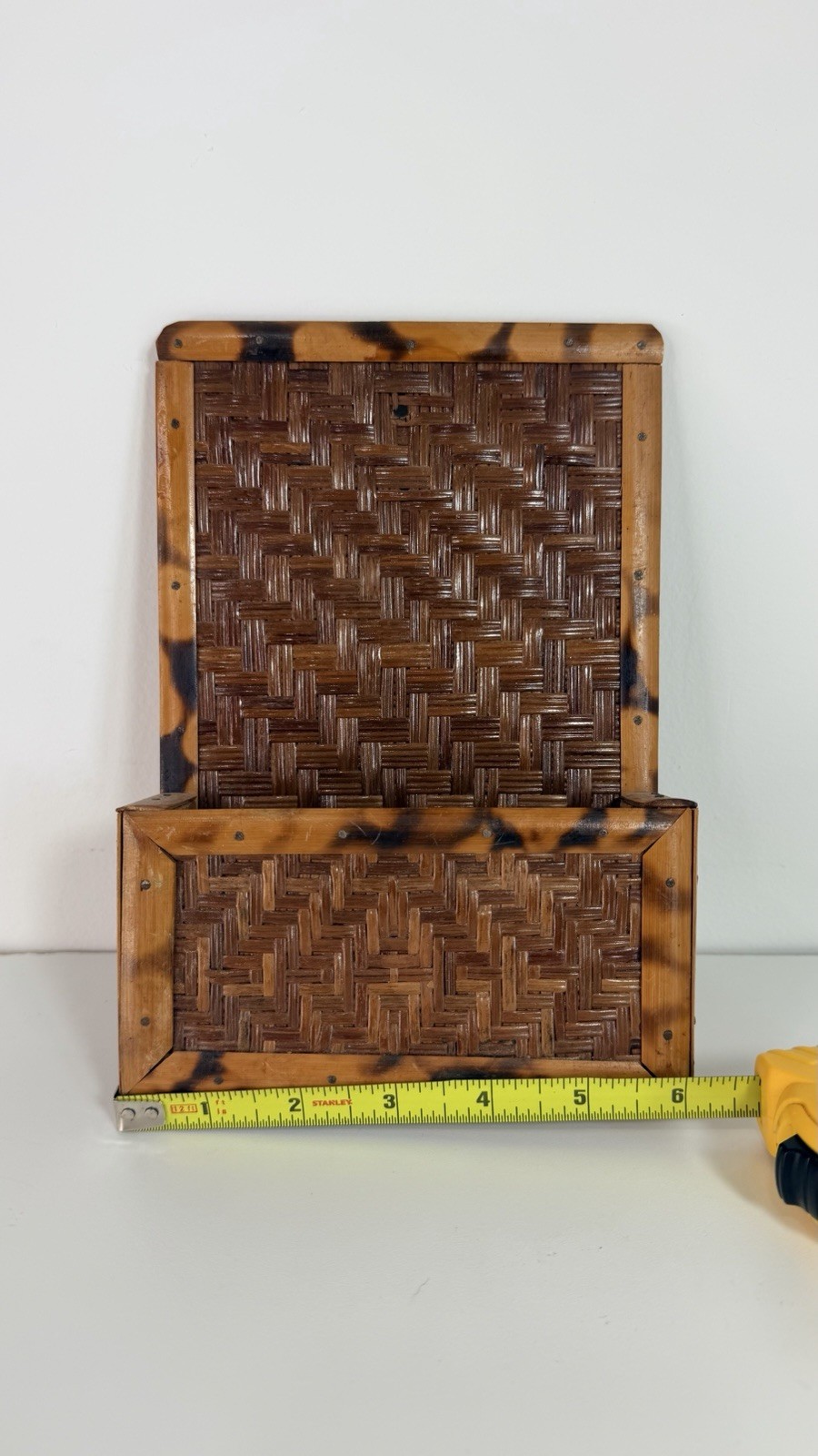 Decorative Wood Bamboo Ratton Storage