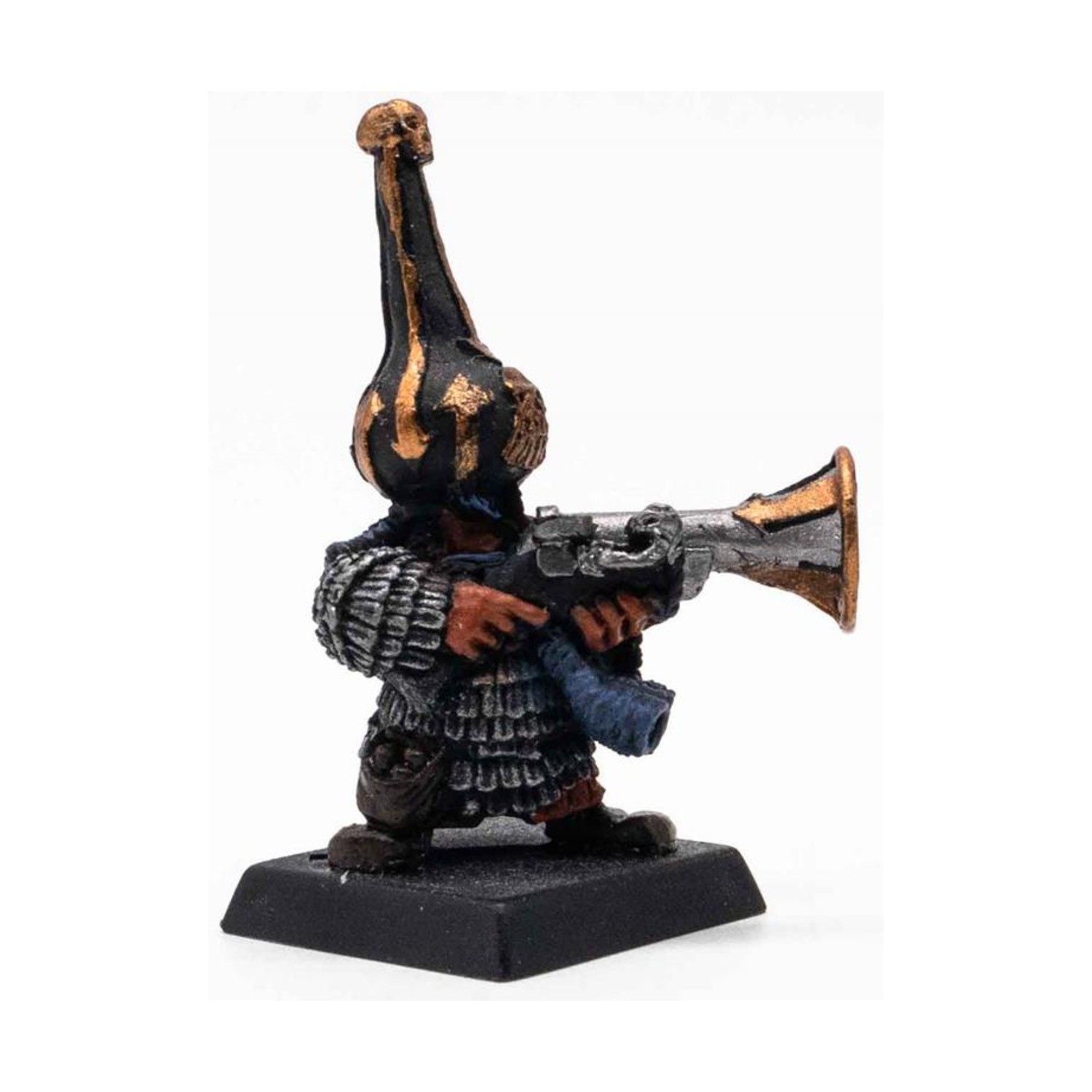 GW WHF Chaos Dwarfs Loose Mini Metal Chaos Dwarf #5 (Blunderbuss) NM