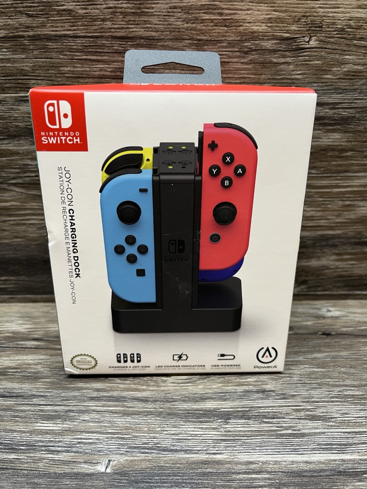 PowerA Nintendo Switch Joy-Con Charging Dock Black New