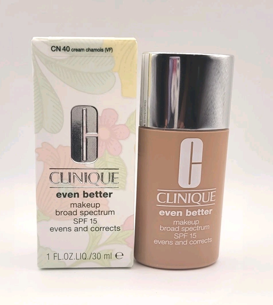 CLINIQUE Even Better Makeup FoundationSPF 15 CN40 Cream Chamois (VF)  1oz.