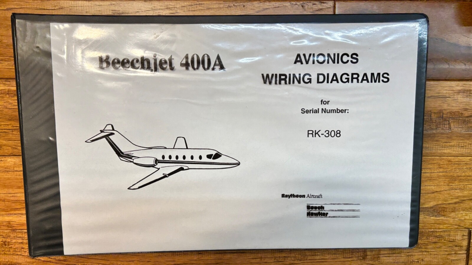 Aircraft Beechjet 400A Avionics wiring diagram, Beech Jet, Raytheon, Master List