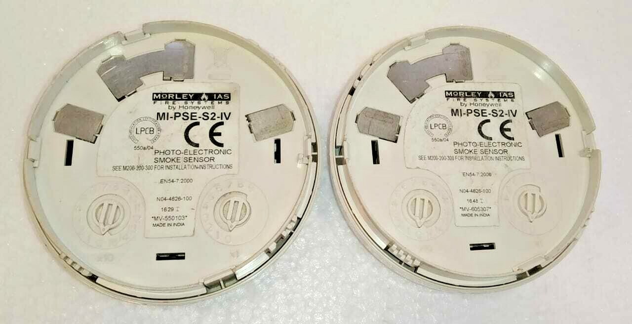 MORLEY FIRE SYSTEMS MI-PSE-S2-IV PHOTOELECTRONIC SMOKE DETECTOR