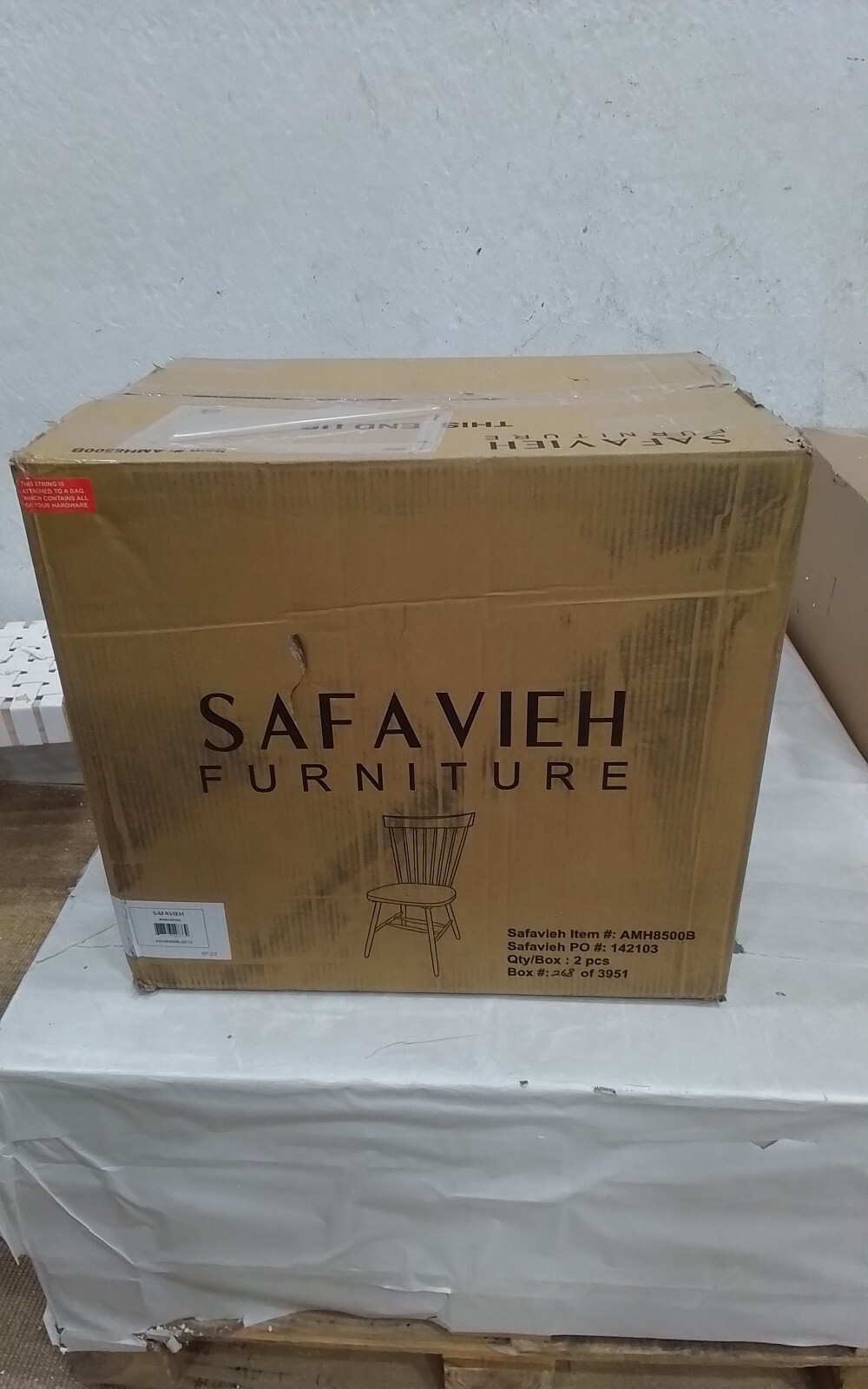 Safavieh PARKER SPINDEL SIDE CHAIR, Reduced Price 2172733400 AMH8500B