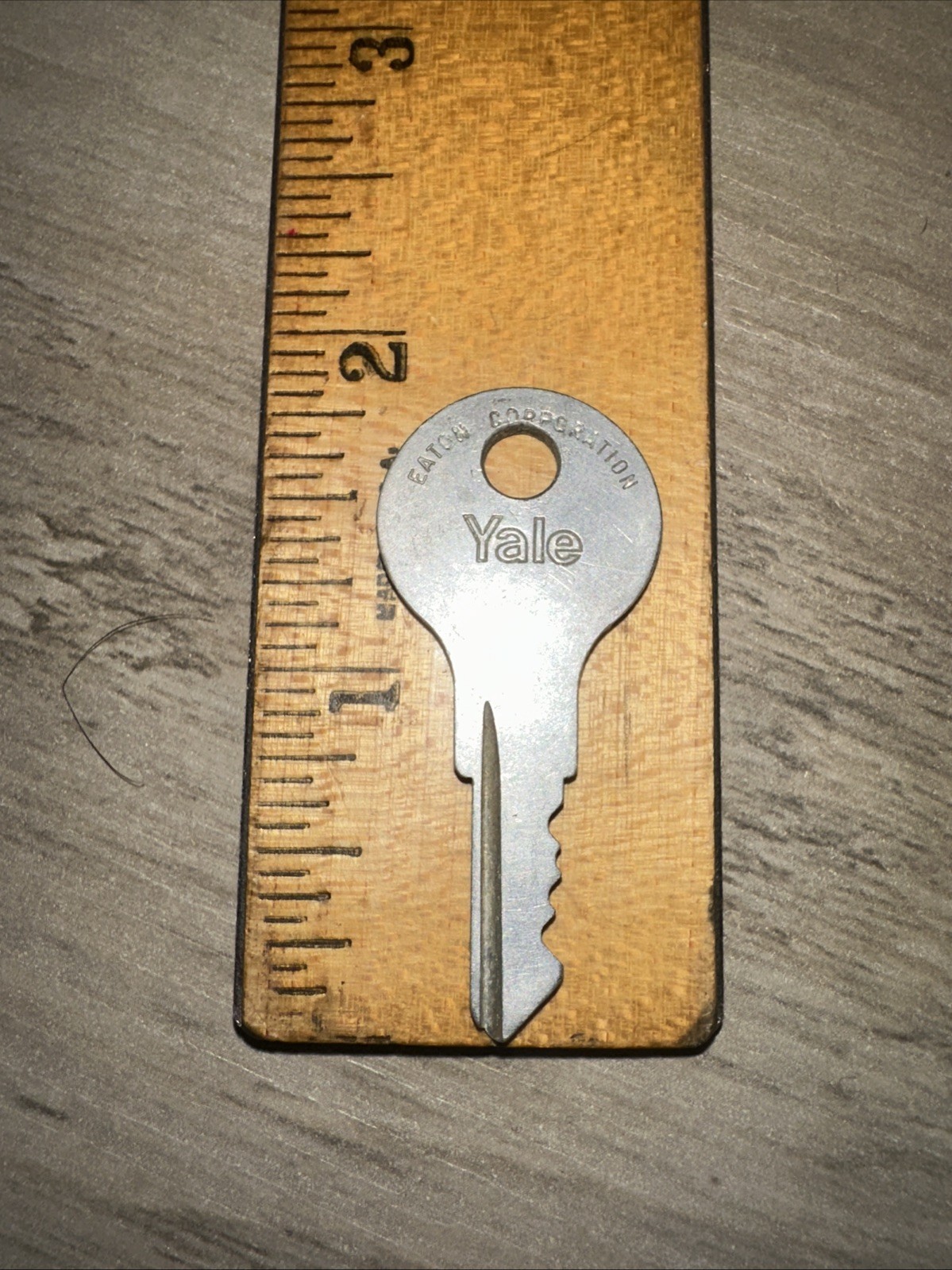 Antique Yale Key #LP4444 Aluminum Key