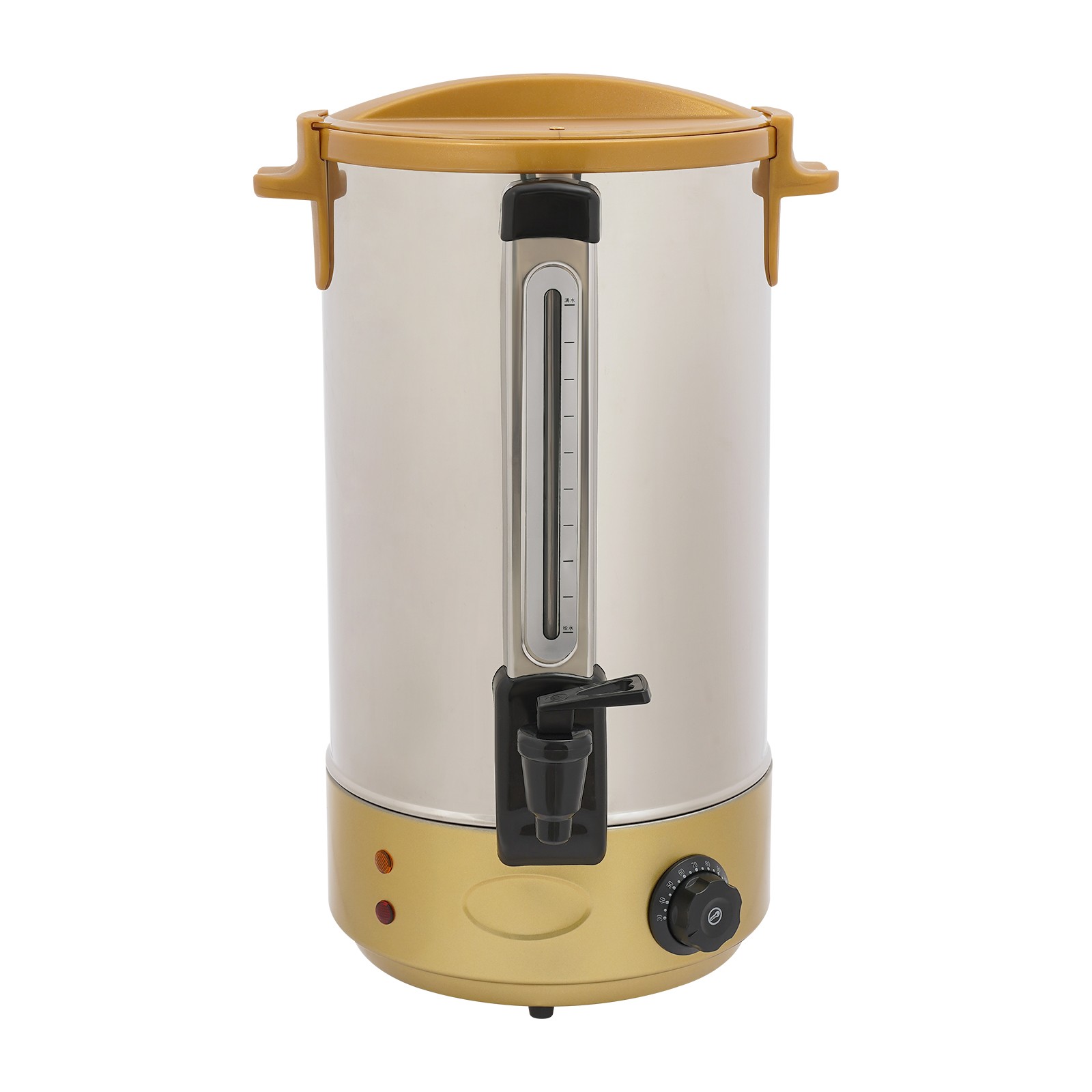 Modern Gold 7.4 Gallon Coffee Dispenser with Temperature Control