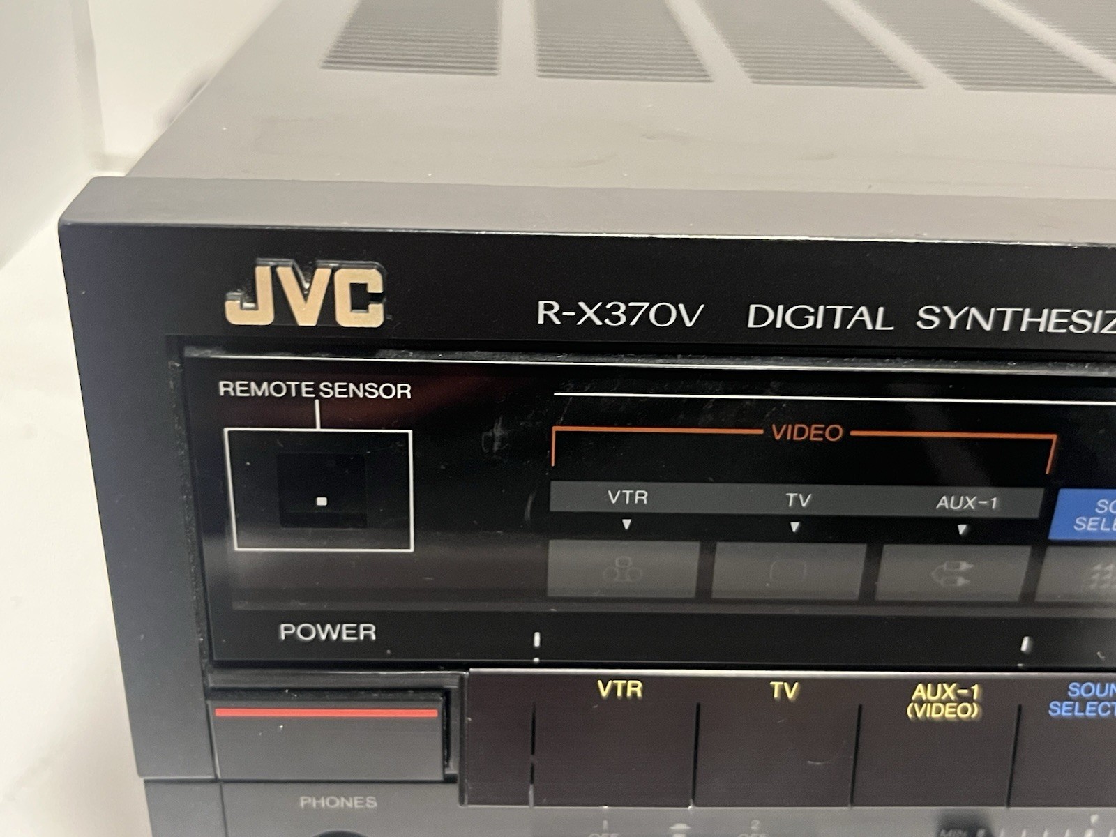 JVC R-X370V STEREO RECEIVER WITH REMOTE BUNDLE