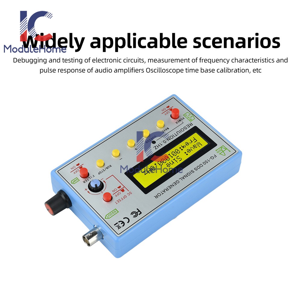 FG-150 DDS High-Precision Frequency Signal Generator with 15 Adjustable Waveform