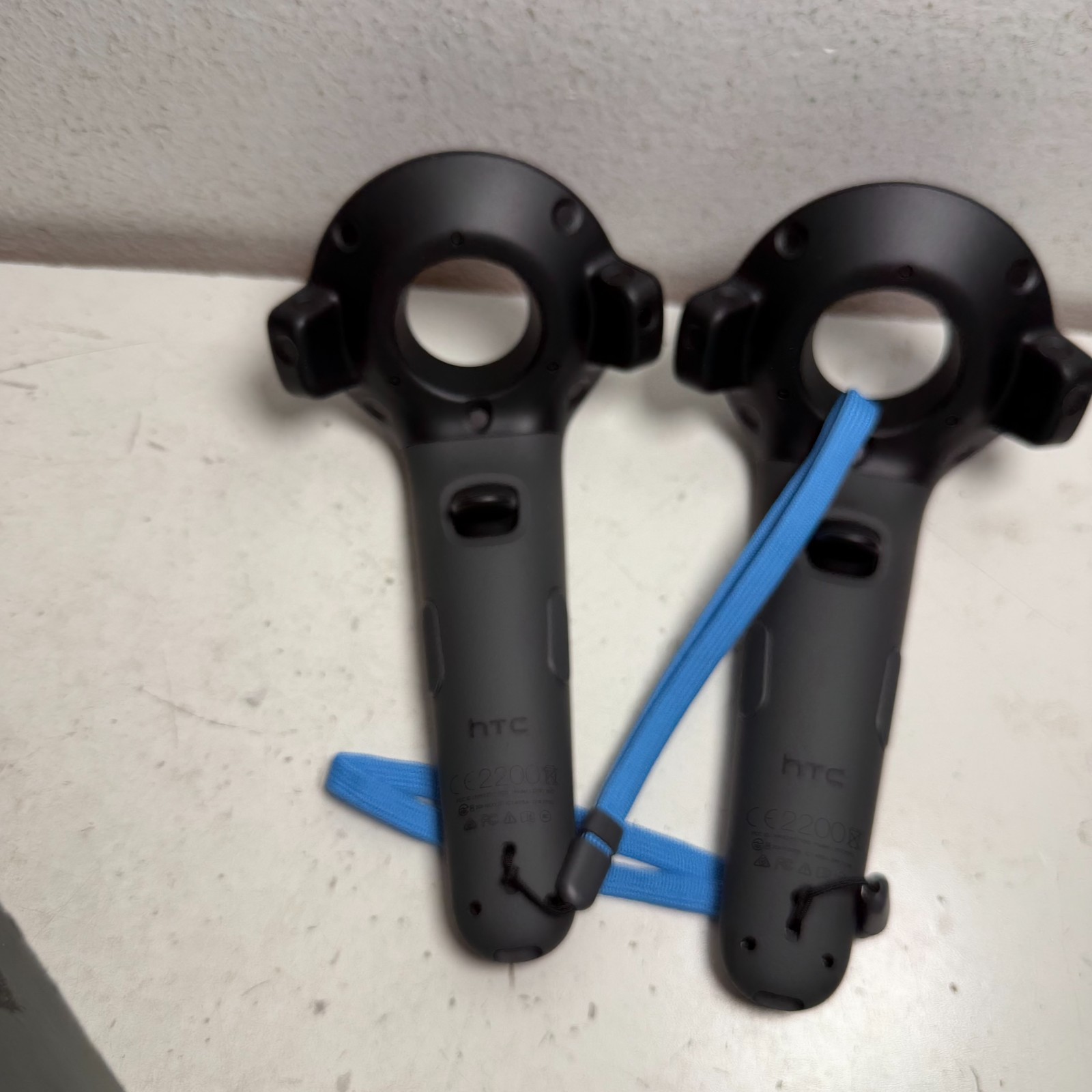 HTC Vive Black Virtual Reality System Headset w/Two Motion Sensing Controllers