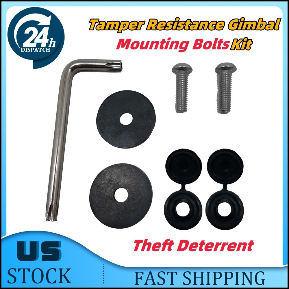 Tamper Proof Gimbal Mounting Bolts Kit-Theft Deterrent For All Lowrance 1SET