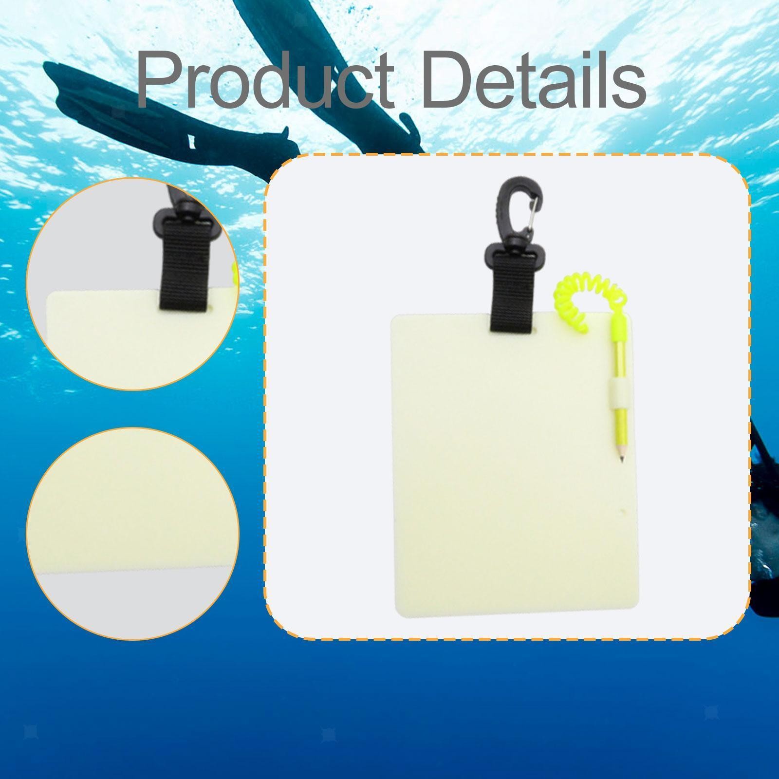 Diving Writing Slate Underwater Gear Write Wordpad